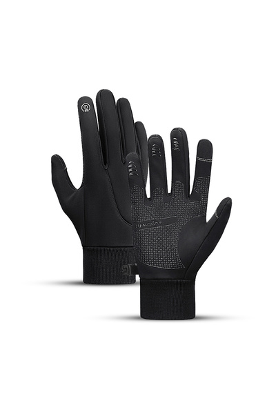 Choice S A0006-BK Kyncilor Winter Cycling Gloves Waterproof Fleece Velvet Tou...