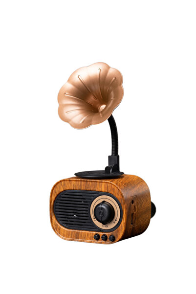 Choice Wooden Retro Wood Bluetooth Speaker Portable Wireless Mini Outdoor Sou...