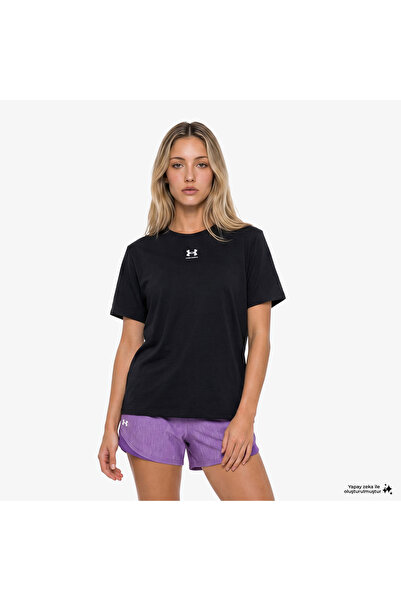 Under Armour Campus Oversize Ss Women's Black T-Shirt