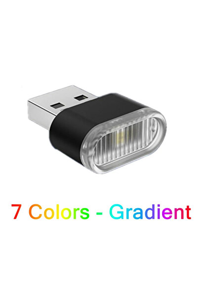 Choice Seven Colors Car Mini USB LED Atmosphere Lights Car Interior Neon Deco...