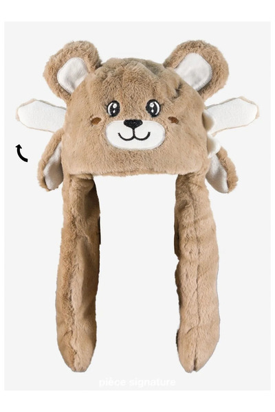 PIECE SIGNATURE Plush Children's Beanie with Moving Ears
