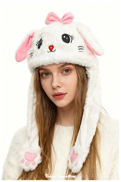 PIECE SIGNATURE Plush Hat with Ears for Children