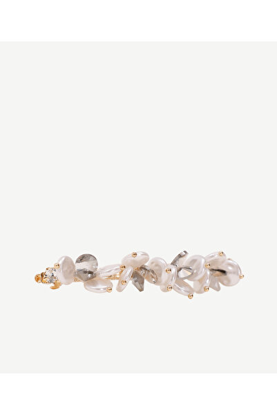Yargıcı Pearl and Glass Stone Detailed Buckle