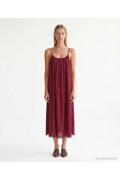 Yargıcı Loose Crew Neck Sleeveless Dress