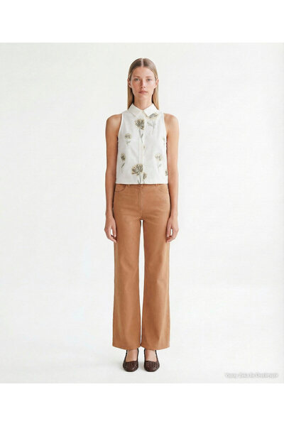 Yargıcı Straight High Waist Pants