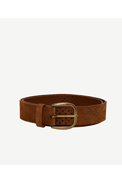 Yargıcı Leather Belt with Accessory Detail