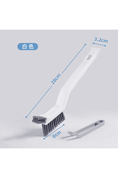 Choice1 WHITE Effective Cleaning Brush for Corners and Gaps - 2-in-1 Multipur...