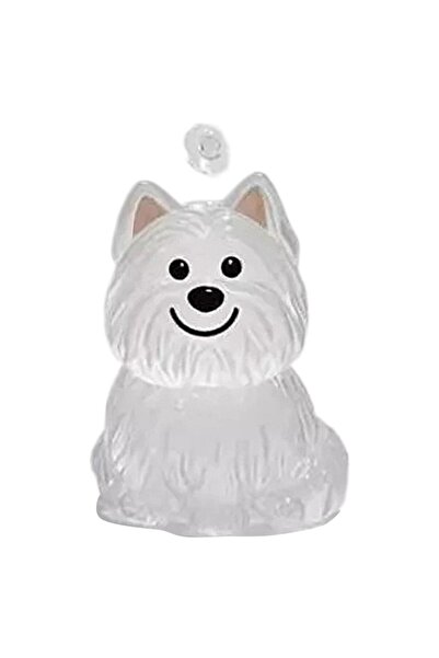 Choice7 F Clear Pet Hair Keychain Cute Dog Fur Keepsake Holder Creative Trans...