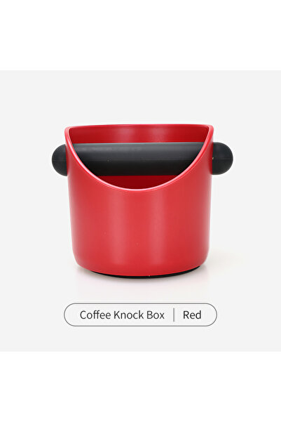 Choice1 A Red 450ml Espresso Knock Box Coffee Grounds Container Anti Slip Dum...