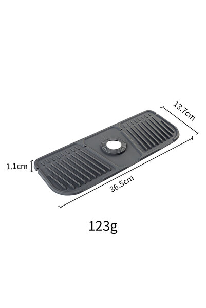 Choice1 Gray Small Kitchen Silicone Faucet Mat Faucet Water Catcher Mat Sink ...