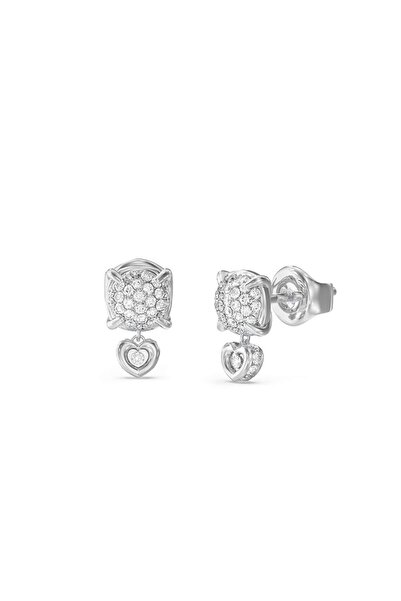 Guess JGUJUBE05468JWRHTU أقراط نسائية على شكل قلب