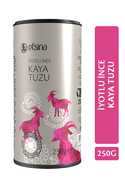 Efsina 250 gr Iyotlu Ince Kaya Tuzu