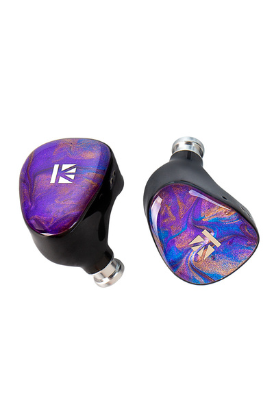 Choice purple KBEAR KB02 10mm+10mm Dual IEM Hifi In-Ear Earphones with Detach...