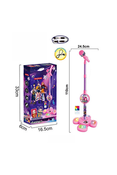 Choice Hasbro purple Kids Karaoke Microphone with Stand Educational Toy Brain...
