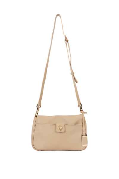 U.S. Polo Assn. K.Beige Women's Messenger Bag Us26586