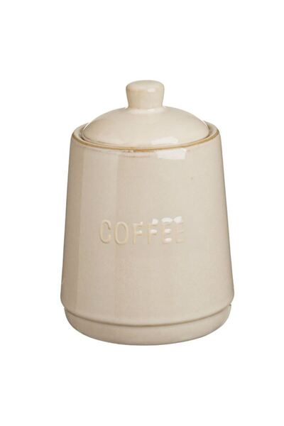 BAMI NETWORK Recipient ceramic bej pentru bucatarie stil nordic 630ml
