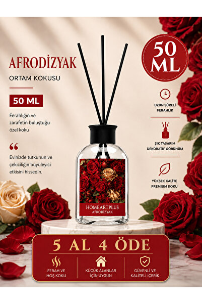 homeartplus Afrodizyak oda kokusu bambu esansiyel uçucu yağ 50 ml