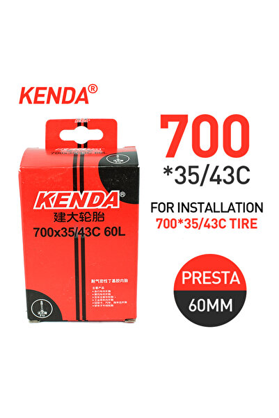 Kenda 700-35-43C-FV60L Bicycle Inner Tube 1PC 700C 23-25C 28-32C 35-43C Schra...