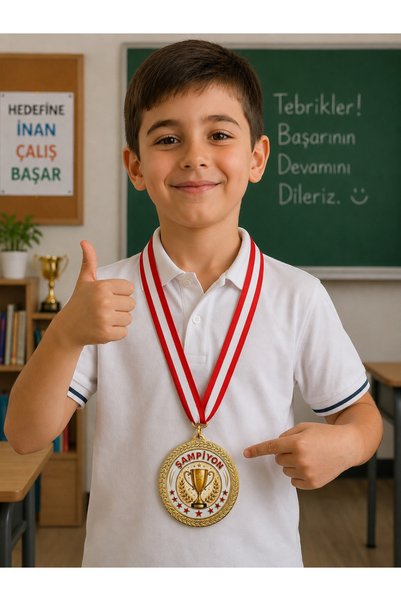 Lider Baskı 5 ميداليات أبطال - مطبوعة رقمية 1ميدالية الجودة