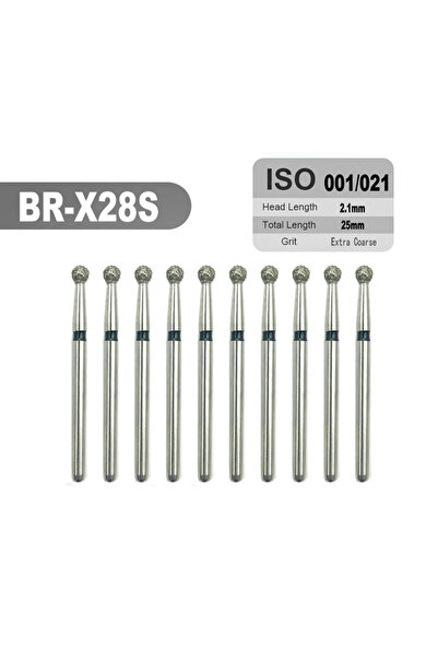 Choice8 مجموعة BR-X28S من 10 قطع من رؤوس الماس عالية السرعة لتحضير تجاويف الأ...