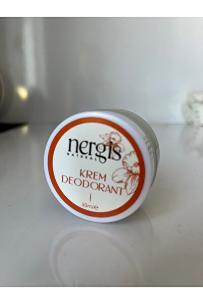 NERGİS NATURAL Krem Doğal Deodorant Koltuk Altı Terleme Ter Kokusu Için