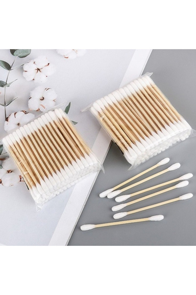 Choice 200pcs Double-ended Cotton Swabs - Precision Pointed and Rounded, Ster...