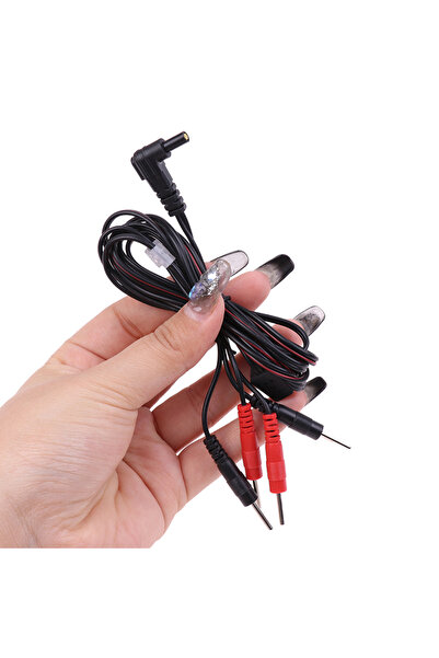 Choice 1pcs 1Pcs 2.35mm New Electrotherapy Electrode Lead Electric Shock Wire...