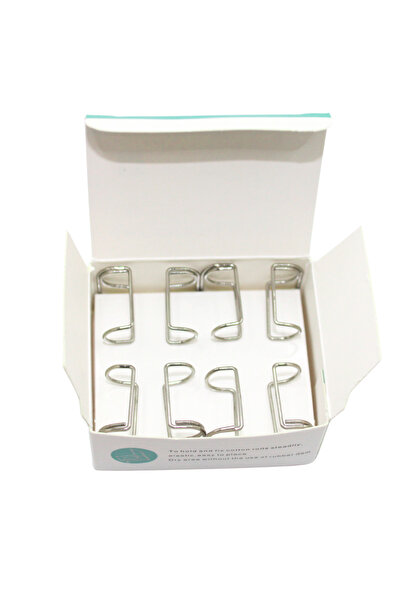 Choice 1box AG 4-Pack 1MM Dental Cotton Roll Holder Clips, Autoclavable Stain...