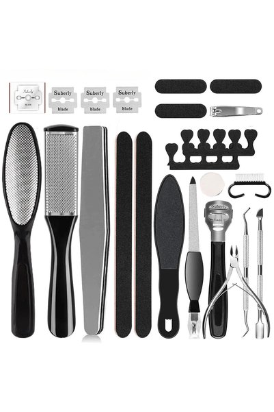 Choice1 23pcs 8/10/23PCS Pedicure Foot File Professional Rasp Heel Grater Har...