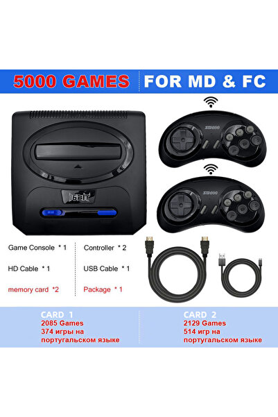 Choice6 With RU Games 16BIT Segas-MD Video Game Console For Sega Mega Drive G...