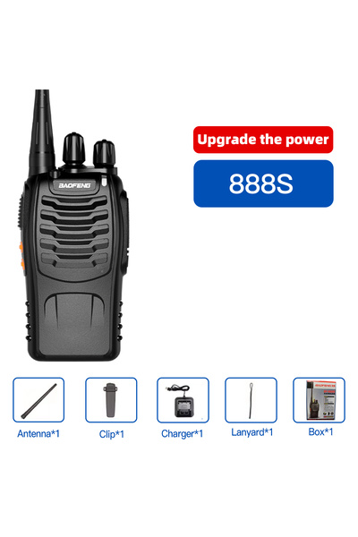 Choice10 BAOFENG EURO 1PC 1/2PCS Baofeng 888S Upgrade Long Range UHF 430-440M...