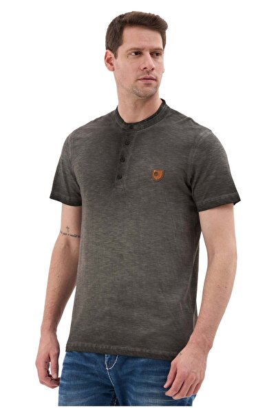 Cipo & Baxx Hakim Yaka Düğmeli Basic Erkek T-Shirt CT835
