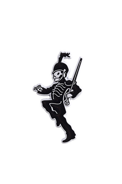 Choice22 QHXZ5928 Punk Rock Band Hard Enamel Pins Skeleton Hand Gesture Heavy...