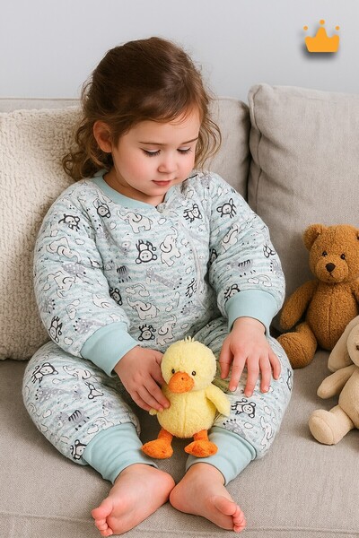 Babyhola كيس نوم شتوي للأطفال مبطن بالقطن 2.5 TOG مملوء بالألياف السميكة للجن...