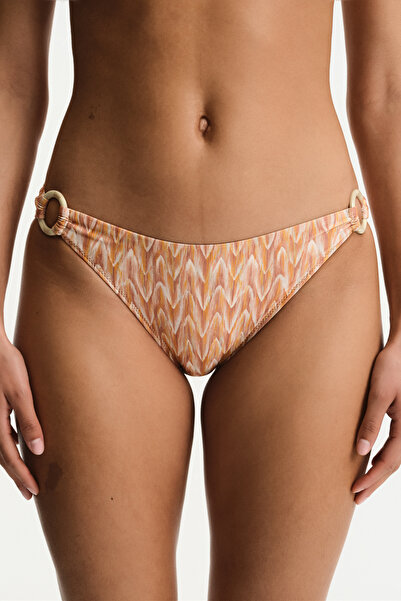 Penti Kacie Side Zigzag Patterned Mid-Waist Bikini Bottom