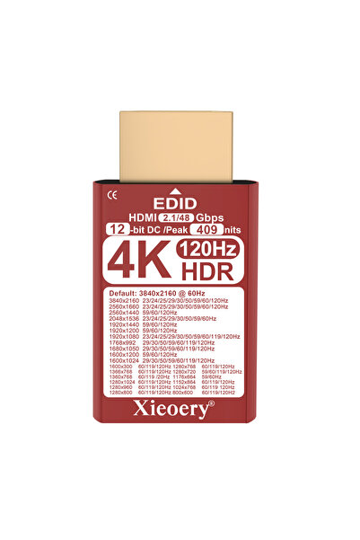 Choice X-16 HDMI HDR EDID Emulator, Virtual Display Adapter with HDR Support ...