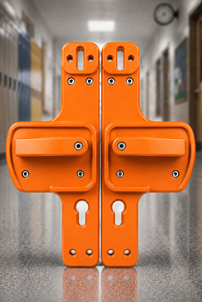 Life 360 Barrier Gate Handle |   Orange |   Childproof |   Suitable for Schoo...