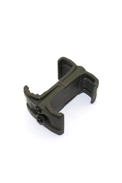 CLUSGO Green Tactical Dual Magazine Coupler Polyester Clip Pouch for AR15 M4 ...