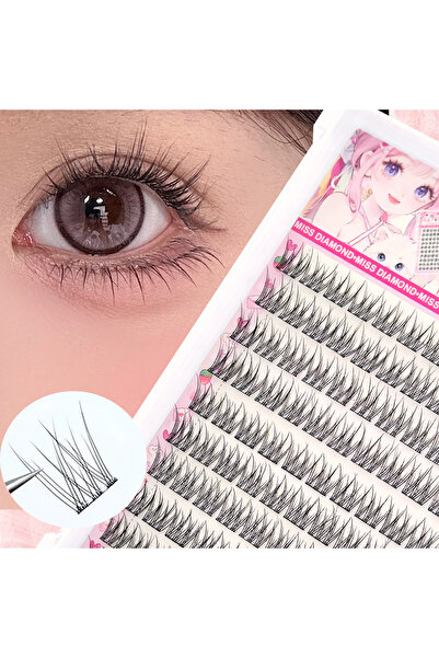 Choice MIX Self-Adhesive Eyelash Clusters No Glue Needed 120Pcs Natural C-Typ...
