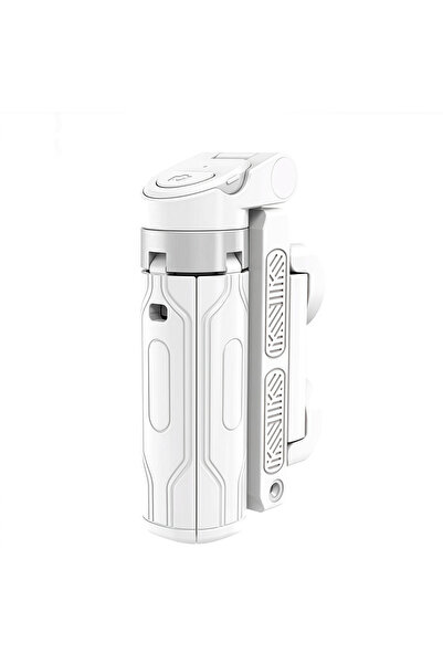 Choice White Portable mini selfie stick, mobile phone stand, shooting assista...