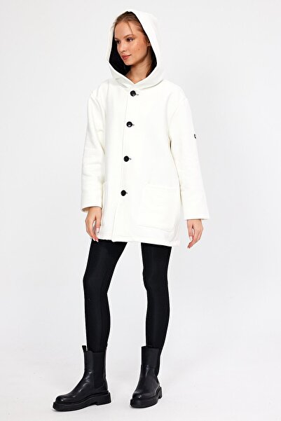 ALEXANDERGARDI Hooded Oversize Cardigan with Ribbon Inside (E23-607 03)