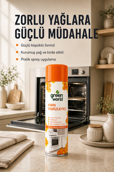 Green World Fırın Temizleyici 500 ml