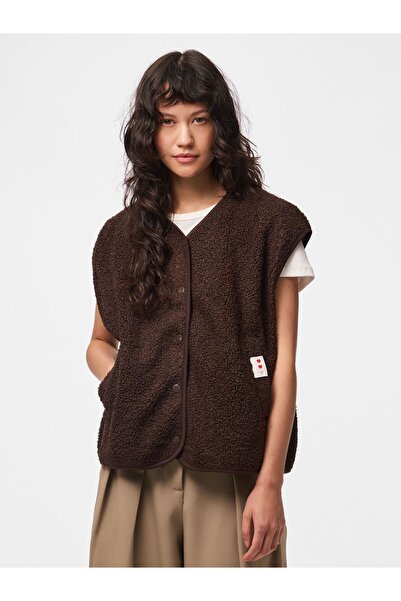 PIECES Vestă PCKATTY TEDDY