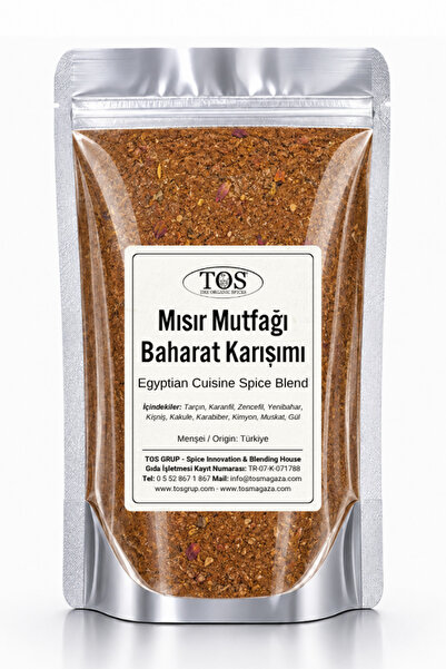 TOS The Organic Spices Mısır Mutfağı Baharat Karışımı 250 gr Egyptian Cuisine...