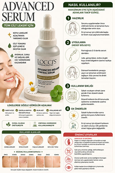 loccis Locci̇'s Advanced Melanin Spot Serum 30 ml