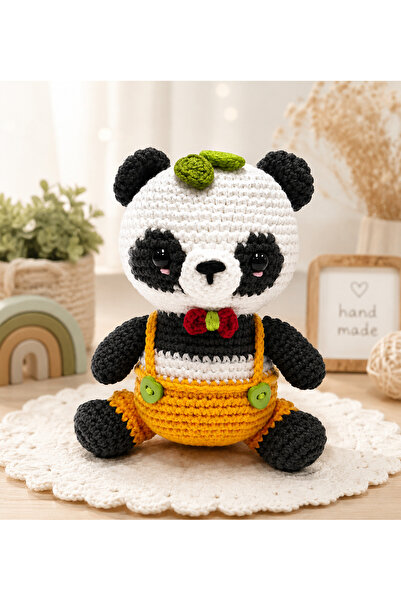 İKRACENTER YAVRU PANDA- AMİGURUMİ- ORGANİK SEVİMLİ YAVRU PANDA