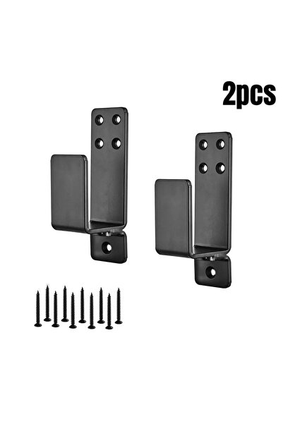 Choice as shown 2PCS 2pcs Door Barricade Brackets Drop Open Bar Holder Heavy ...