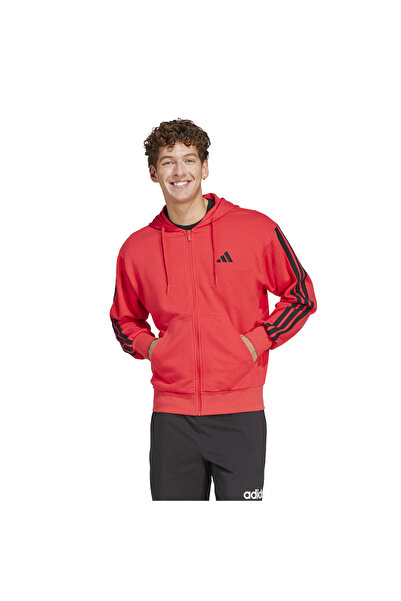 adidas Αθλητικά ρούχα M 3S FT FZ HD JD1876 Κόκκινο M