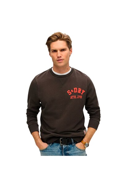 SUPERDRY D2 OVIN ΑΘΛΗΤΙΚΟ ΤΥΠΩΜΕΝΟ ΦΟΥΤΕΡ M2013965A-AWF Μαύρο XL