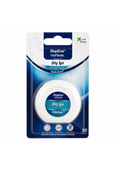 StopEver Well Tooth Daily Clean Diş İpi 50 M